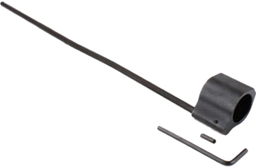 Image of ABC RIFLE COMPANY AR-15/AR-10 Low Profile Steel Gas Block Gas Tube Assembly, .750 in Gas Block, Black, Carbine Length, Black, UPK-GTCBGB750