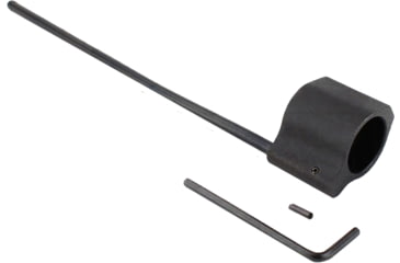 Image of ABC RIFLE COMPANY AR-15/AR-10 Low Profile Steel Gas Block Gas Tube Assembly, .750 in Gas Block, Black, Pistol Length, Black, UPK-GTPBGB750