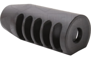 Image of ABC RIFLE COMPANY AR-15 Flat Top Multi Chamber Muzzle Brake, 1/2x28, Phosphate, Black, MB15-PRO