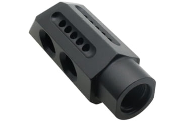 Image of ABC RIFLE COMPANY AR-15 Pentagon Style Thread Recoil Compensating Steel Muzzle Brake, .223 Remington/5.56x45mm NATO, 1/2x28, Nitride, Black, MB15-PG