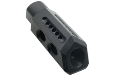 Image of ABC RIFLE COMPANY AR-15 Pentagon Style Thread Recoil Compensating Steel Muzzle Brake, .223 Remington/5.56x45mm NATO, 1/2x28, Nitride, Black, MB15-PG