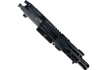 Image of ABC RIFLE COMPANY AR .40 S&amp;W Billet Pistol 4in Barrel Custom M-LOK Handguard Complete Upper Receiver w/BCG And Charging Handle, Black, UA40B-MLHSTP4-BLK