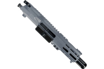 Image of ABC RIFLE COMPANY AR .40 S&amp;W Billet Pistol 4in Barrel Custom M-LOK Handguard Complete Upper Receiver w/BCG And Charging Handle, Sniper Grey, UA40B-MLHSTP4-SG