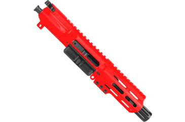 Image of ABC RIFLE COMPANY AR9 9mm Luger Pistol 4in Barrel M-LOK Handguard Complete Upper Receiver w/BCG And Charging Handle, Red, UA9-BR4-ML4-RD