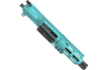 Image of ABC RIFLE COMPANY AR9 9mm Luger Pistol 4in Barrel M-LOK Handguard Complete Upper Receiver w/BCG And Charging Handle, Robins Egg Blue, UA9-BR4-ML4-RB