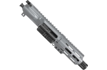 Image of ABC RIFLE COMPANY AR9 9mm Luger Pistol 4in Barrel M-LOK Handguard Complete Upper Receiver w/BCG And Charging Handle, Tungsten, UA9-BR4-ML4-TNG