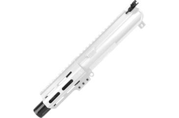 Image of ABC RIFLE COMPANY AR9 9mm Luger Pistol 4in Barrel M-LOK Handguard Complete Upper Receiver w/BCG And Charging Handle, White, UA9-BR4-ML4-STW