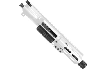 Image of ABC RIFLE COMPANY AR9 9mm Luger Pistol 4in Barrel M-LOK Handguard Complete Upper Receiver w/BCG And Charging Handle, White, UA9-BR4-ML4-STW