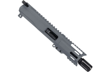 Image of ABC RIFLE COMPANY AR9 9mm Luger Pistol Billet 4in Barrel M-LOK Handguard Complete Upper Receiver w/BCG And Charging Handle, Sniper Grey, UA9B-BR4-MLBC4-SG
