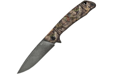 Image of ABKT Tac Predator Linerlock Folding Knife, 4.75in Closed, 3.75in Black Stonewash D2 Tool Steel Blade, G10 Handle, Pocket Clip, Mossy Oak Break-Up Camo Pattern Handle, AB026M