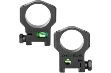 Image of ACCU-TAC 30 Mm Scope Rings, Flat Black, Small HSR-300