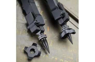 Image of ACCU-TAC Bipod Spike Claws, Flat Black, LRSC-0001