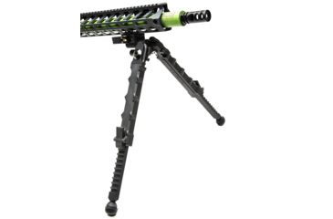 Image of ACCU-TAC LR-10 G2 Quick Detach Bipod, Large Rifle, Flat Black, LRB-G200