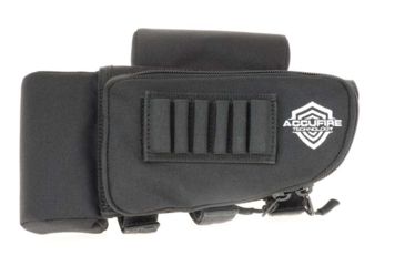 Image of Accufire Technology Buttstock Cheek rest with recoil pad, Black ACC-102