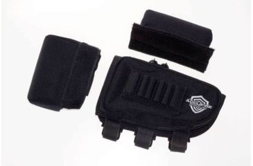 Image of Accufire Technology Buttstock Cheek rest with recoil pad, Black ACC-102