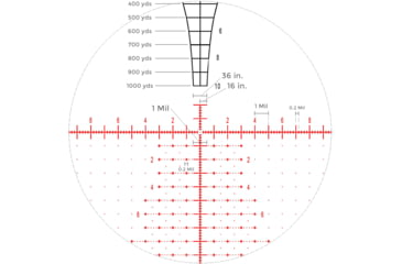 Image of Accufire Technology Prospectis ATRO-20 Rifle Scope, 2.5-20x50mm, 34mm Tube, First Focal Plane, Mil-Comp Reticle, Black, ACC-PT20-2020G1