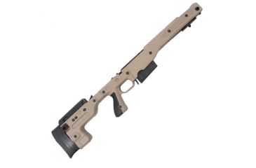 Image of Accuracy International REM 700 LONG ACTION  .338 Lapua Magnum CIP length (Pistol Grip - Flush Cup), Pale Brown 26702PB