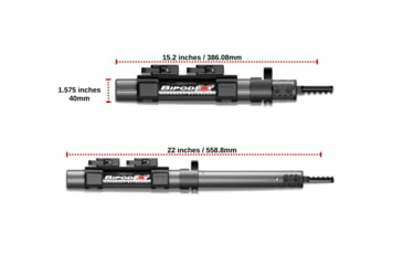 Image of Accuracy Solutions Gen 4 MSR Pro Arca/Picatinny Rifle Stabilizer
