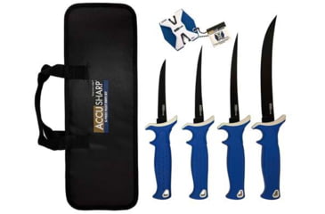 Image of Accusharp 6-piece Fillet Knife Kit W/sharpener &amp; Zip Case