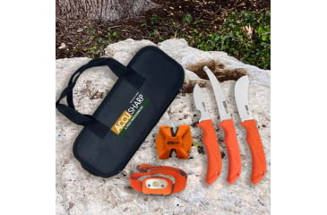 Image of Accusharp 6-piece Processing Kit W/sharpener &amp; Headlamp
