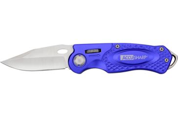 Image of Accusharp Folding Sport Knife., Blue AS701C