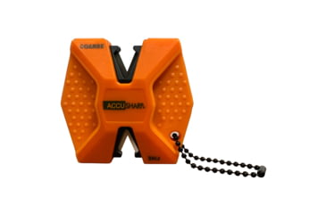 Image of AccuSharp 2-Step Carbide-Ceramic Knife Sharpener, Orange, 345CD