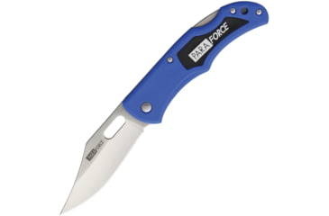 Image of AccuSharp ParaForce Lockback Folding Knife, 4in Closed, 3in Satin SS Clip Point Blade, Black Synthetic Handle, Thumb Pull, 801C