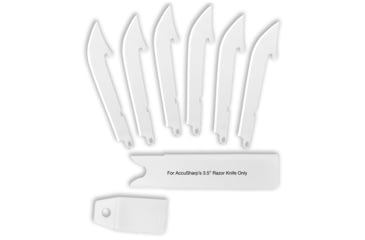 Image of AccuSharp Razor Knife Replacement Blades, Fixed Blade Knife, 6