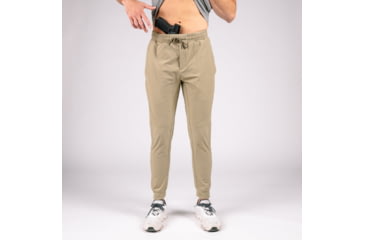 Image of Crucial Concealment NEW! Carrier Traveler Joggers - Khaki 1EB40AD1, M, FF015026