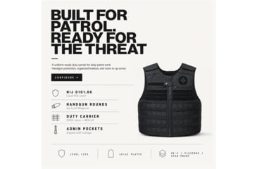 Image of Ace Link Armor Patrol Level IIIA Anti-Stab Police Duty Body Armor Bulletproof Vest