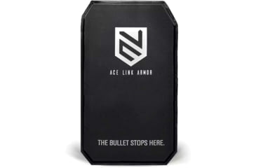 Image of Ace Link Armor Backpack Armor Panel Level lllA Stab 1 Protection, Black, 10x18in, A-SAP-3AS1-1018