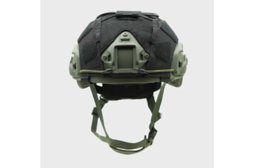 Image of Ace Link Armor Ballistic Helmet Cover Camouflage, Black, Large, B-TG-COV-SP-BLK-3-L