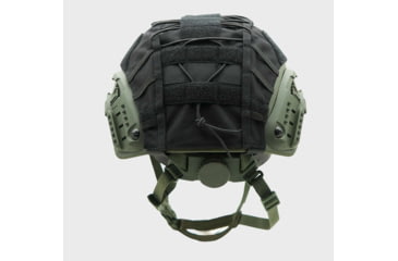 Image of Ace Link Armor Ballistic Helmet Cover Camouflage, Black, Large, B-TG-COV-SP-BLK-3-L