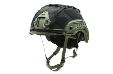 Image of Ace Link Armor Ballistic Helmet Cover Camouflage, Black, Large, B-TG-COV-SP-BLK-3-L