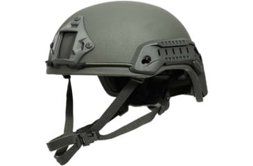 Image of Ace Link Armor High Cut Ballistic Helmet, Green, Extra Large, B-BH-SP-GRN-4-XL