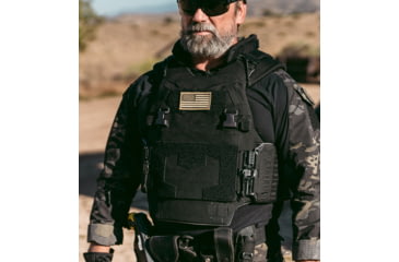 Image of Ace Link Armor CIBV Cataphract Level IIIA Flexcore Bulletproof Vest, Black, One Size, CIBV-3AFLEX-BLK-S-2XL