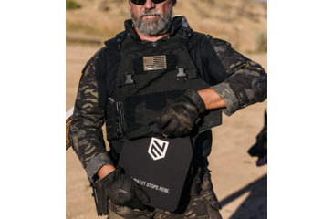 Image of Ace Link Armor CIBV Cataphract Level IIIA Flexcore Bulletproof Vest, Black, One Size, CIBV-3AFLEX-BLK-S-2XL