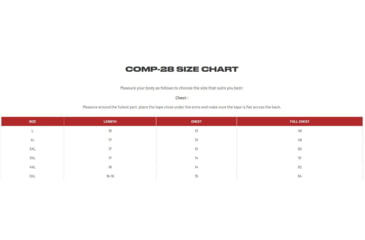 Image of Ace Link Armor Comp-28 Vest Standard, Black, Large, B-CR-C28-BLK-3-L