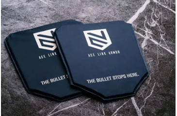 Image of Ace Link Armor Dual Protection Soft Insert Bullet And Stab Proof Armor T-Shirt, Black, 8x12in, A-SAP-3AS1-0812