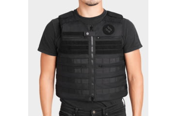 Image of Ace Link Armor Patrol Laser Cut Vest, Black, Small, B-CR-PTLC-BLK-1-S