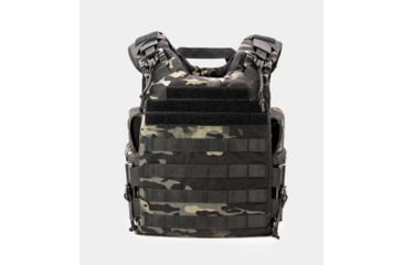 Image of Ace Link Armor Quadrelease 2.0 Carrier Only, Black Camo, Large, B-PC-Q20-NW-L-ML