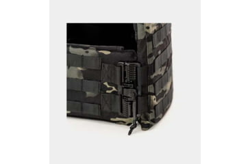 Image of Ace Link Armor Quadrelease 2.0 Carrier Only, Black Camo, Large, B-PC-Q20-NW-L-ML