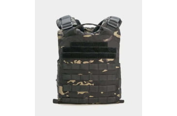 Image of Ace Link Armor Quadrelease Tactical Plate Carrier, MOLLE, Black Camo, Large, B-PC-QRD-NW-L-ML