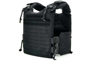Image of Ace Link Armor Quadrelease Tactical Plate Carrier, Laser Cut, Black, Extra Large, B-PC-QRD-BLK-XL-LC