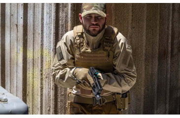 Image of Ace Link Armor Quadrelease Tactical Plate Carrier, Laser Cut, Tan, Large, B-PC-QRD-TN-L-LC