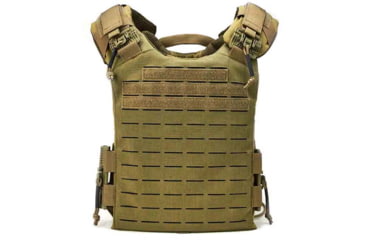 Image of Ace Link Armor Quadrelease Tactical Plate Carrier, Laser Cut, Tan, Large, B-PC-QRD-TN-L-LC