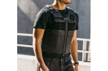 Image of Ace Link Armor Flexcore Level IIIA Patrol Bulletproof Vest, Black, Medium, PAT-3A-FLEX-M-BLACK