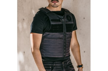 Image of Ace Link Armor Flexcore Level IIIA Patrol Bulletproof Vest, Black, Medium, PAT-3A-FLEX-M-BLACK