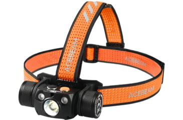 Image of Acebeam H30 1 x 21700 CREE XHP70.2 LED Rechargeable Headlamp, 4000 Lumens, Cool White/ Green/ Red, Black, H30 R+G -CW