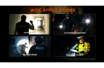 Image of Acebeam T37 Tactical 21700 USB-C Rechargeable Battery 4000 Lumens LED Flashlight, Black, T37 Black